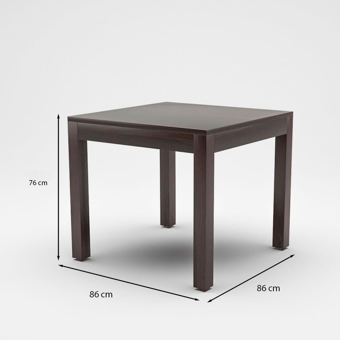 Premium Sheesham Wood Dining Table (34x34) with 4 Chairs | 4 Seater Dining Set | Wooden Dining Table with Chair | Dining Room Furniture