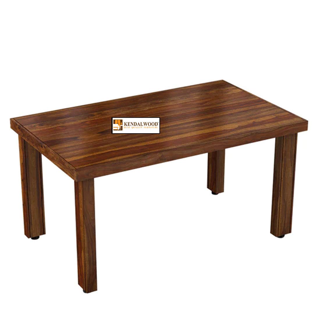 Sheesham Wood Dining Table & Chairs and Cushion | Dining Room Furniture | 6 Seater Dining Set