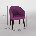 Furniture Solid Sheesham Wood Dining Chair Set of 2 | Study & Multipurpose Chair