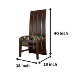 Furniture Solid Sheesham Wood Dining Chair | Study & Multipurpose Chair