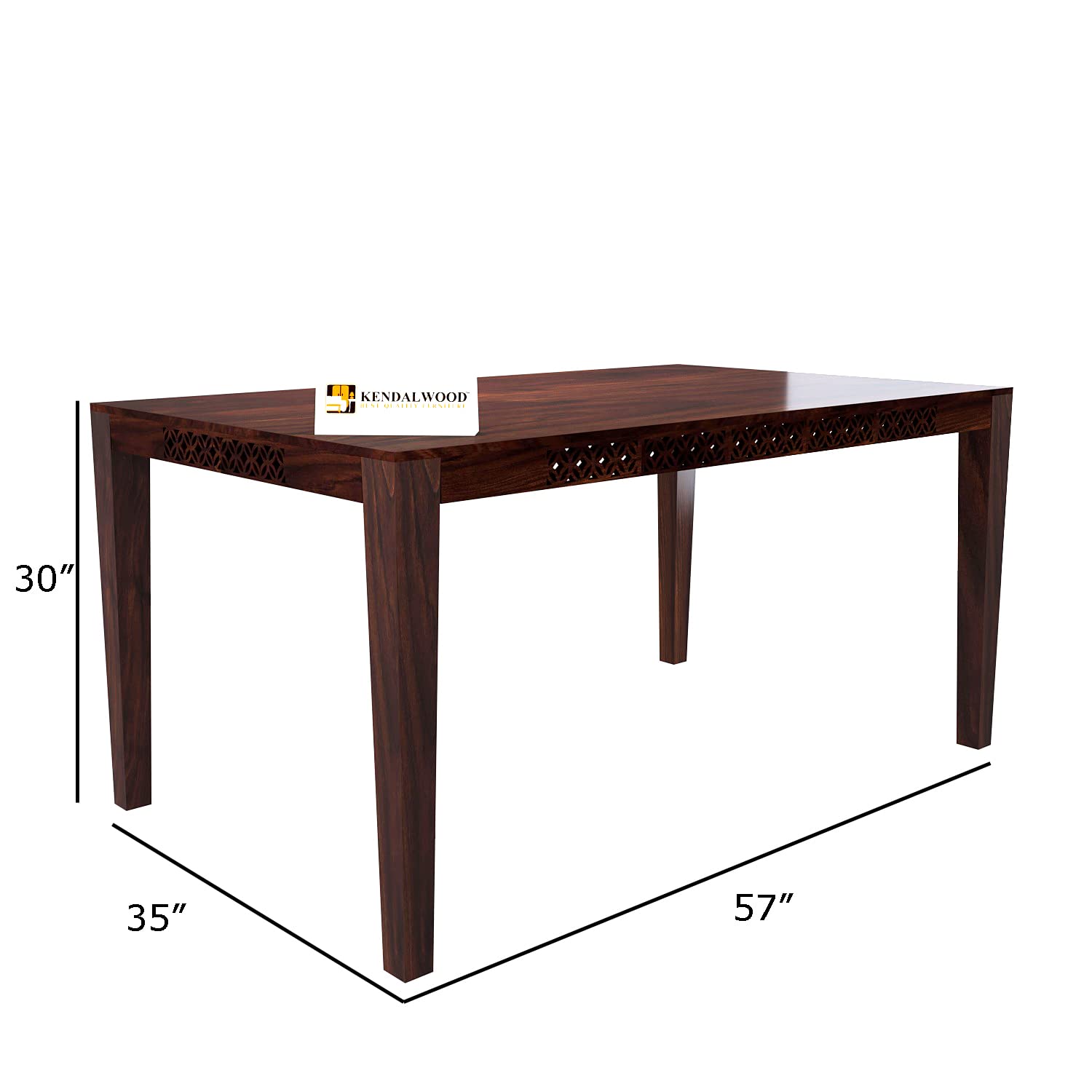 Solid Sheesham Wood Dining Table 6 Seater | Wooden 6 Seater Dinning Table Set