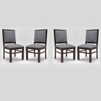 Modern Home Furniture Solid Sheesham Wood Dining Study Multipurpose Chair Set of 4 | Chair for Home & Office