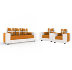 5 Seater Fabric Sofa Set for Living Room Furniture | 3 + 1 + 1 Sofa Set | Wooden Sofa for Home & Office