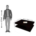 Rectangle Sheesham Wood Coffee Table for Living Room