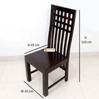 Furniture Solid Sheesham Wood Dining Chair | Multipurpose Chair Set of 2
