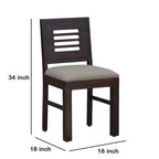 Sheesham Wood Dining Table(45x30) with 4 Chairs | 4 Seater Dining Set | Wooden Dining Table with Chair - Dining Room Furniture |