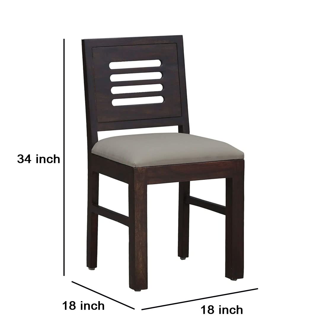 Sheesham Wood Dining Table(45x30) with 4 Chairs | 4 Seater Dining Set | Wooden Dining Table with Chair - Dining Room Furniture |