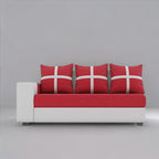 6 Seater L Shape Corner Sofa for Living Room | 6 Seater L Shape Sofa (Right Facing) with 6 Small Pillow | Sofa for Home & Office Furniture