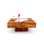 Premium Sheesham Wood Coffee Table for Living Room| Solid Wood Coffee Table, Center Table, Tea Table | Wooden Coffee Table | Best Furniture for Home