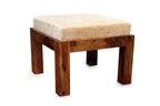 Premium Sheesham Wood Coffee Table for Living Room | Solid Wood Coffee Table, Center Table, Tea Table | Wooden Coffee Table with 4 Stool |Best Furniture for Home | Teak Finish