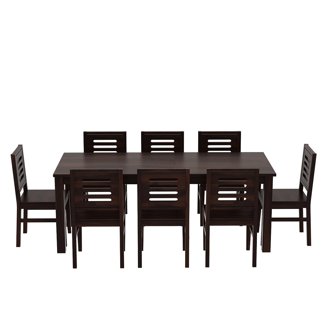 Sheesham Wood Dining Table with 8 Chairs | 8 Seater Dining Set | Wooden Dining Table with Chair - Dining Room Furniture