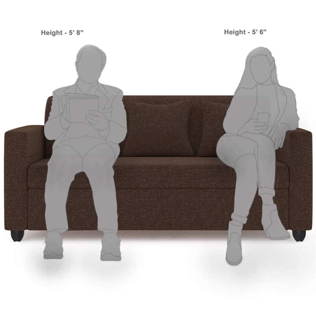 3 Seater Fabric Sofa Set for Living Room Furniture | 3 Seater Sofa Set | Sofa for Home & Office