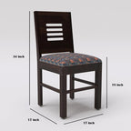 Sheesham Wood Dining Table (45x30 Inch) with 4 Chairs | Wooden Dining Table with Chair - Dining Room Furniture