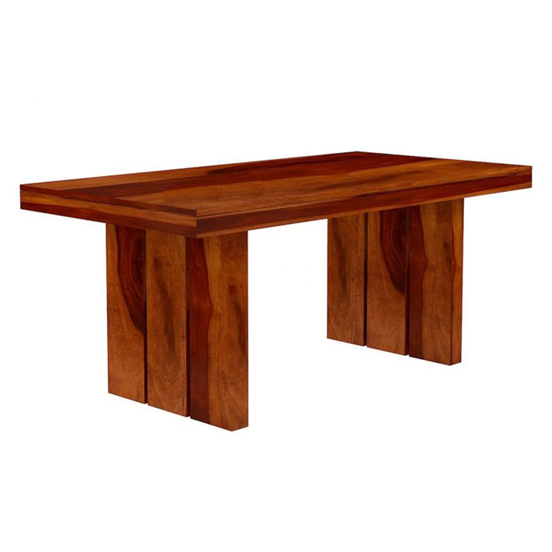 Sheesham Wood Dining Table (68x35 inch) | Multi-Purpose uses Home and Office Desk | Dining Room Furniture | Wooden 6 Seater Dining Table