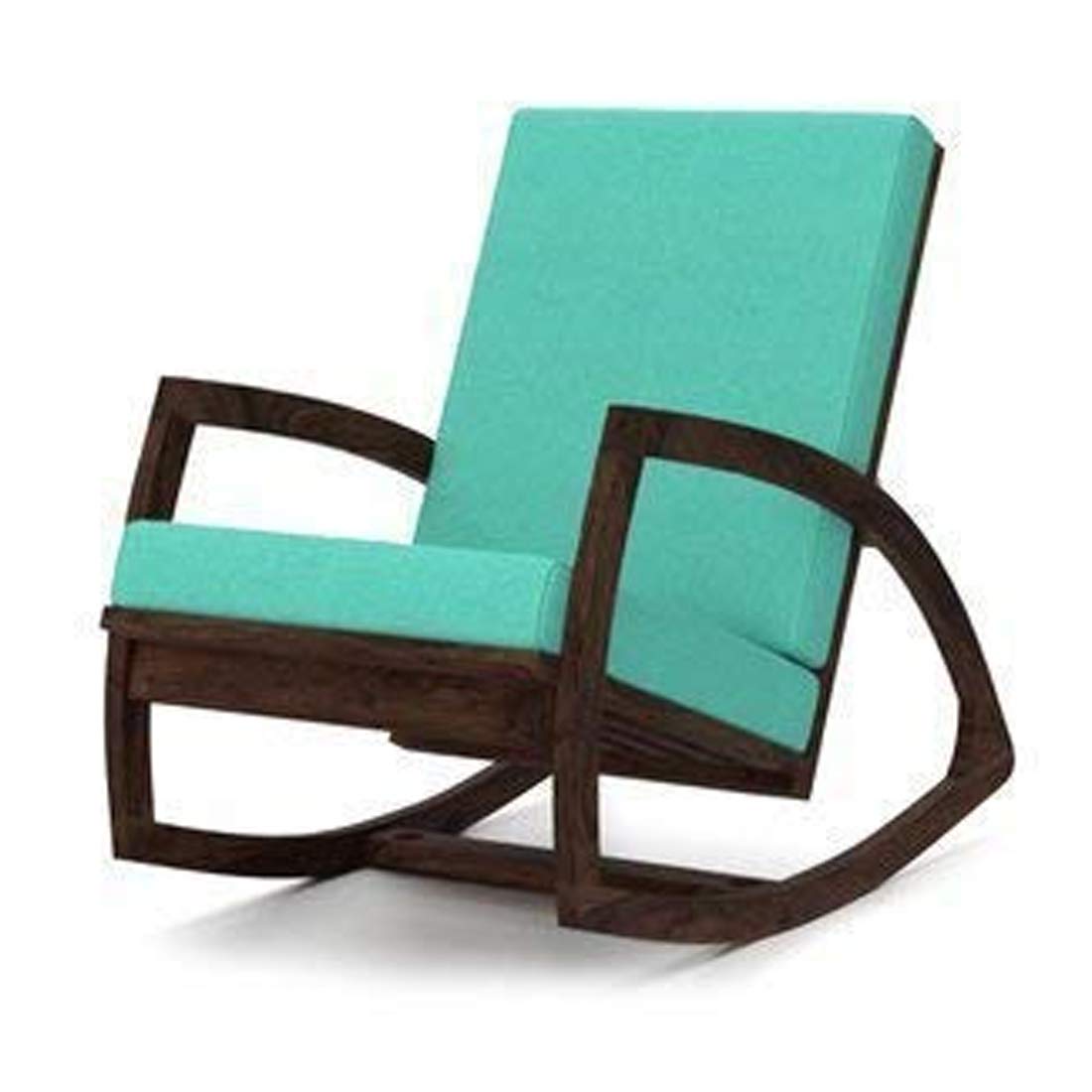 KendalWood Furniture Sheesham Wood Rocking Chair for Adults, Wooden Rocking Chair, Walnut Finish (Rocking Chair