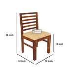 Sheesham Wood Dining Table(57X35) with 4 Chairs 1 Bench 6 Seater Dining Set Wooden Dining Table with Chair | Dining Room Furniture