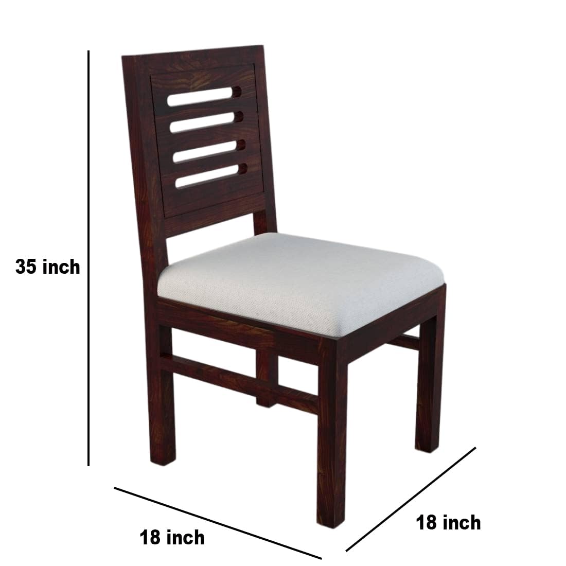 Premium Sheesham Wood Dining Table(45x30) with 4 Chairs | 4 Seater Dining Set | Wooden Dining Table with Chair
