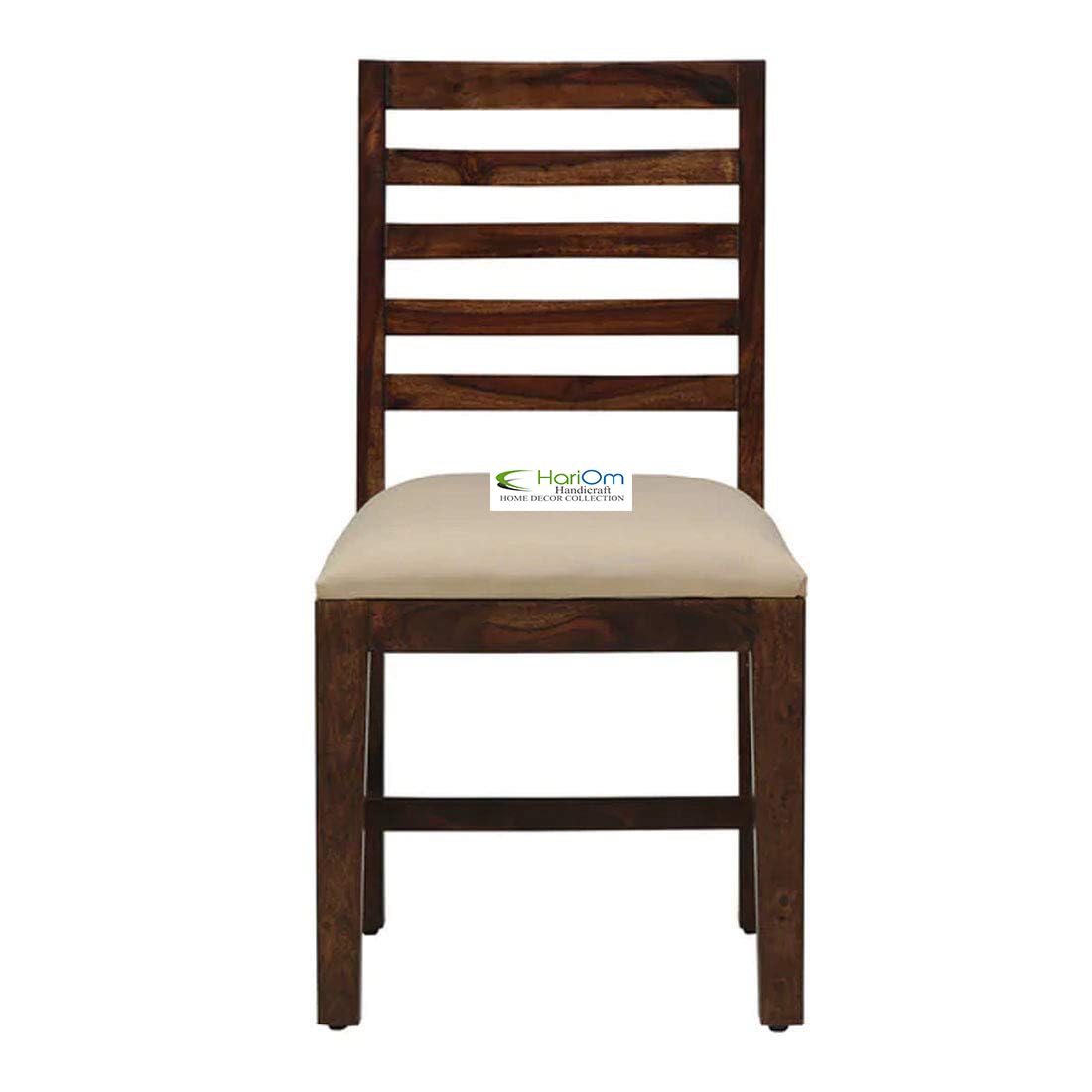 Sheesham Wood 4 Seater Dining Table Set with 4 Chairs and Cushion