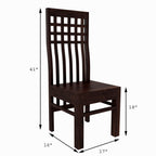 Modern Home Furniture | Solid Wood Dining Chair Set of 2 | Study & Multipurpose Chair for Home & Office