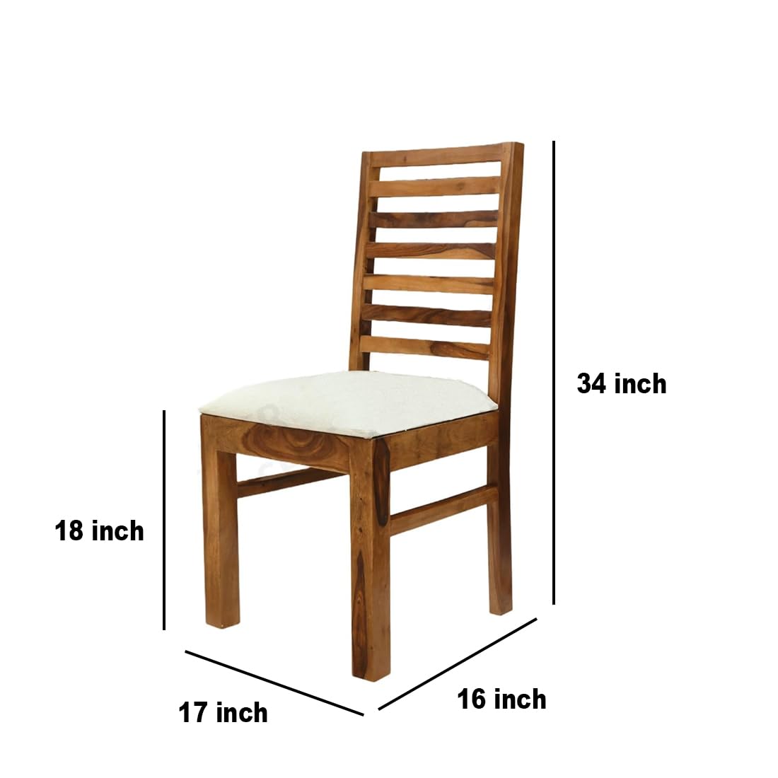 Premium Sheesham Wood Dining Table(45x30) with 4 Chairs | 4 Seater Dining Set | Wooden Dining Table with Chair | Dining Room Furniture