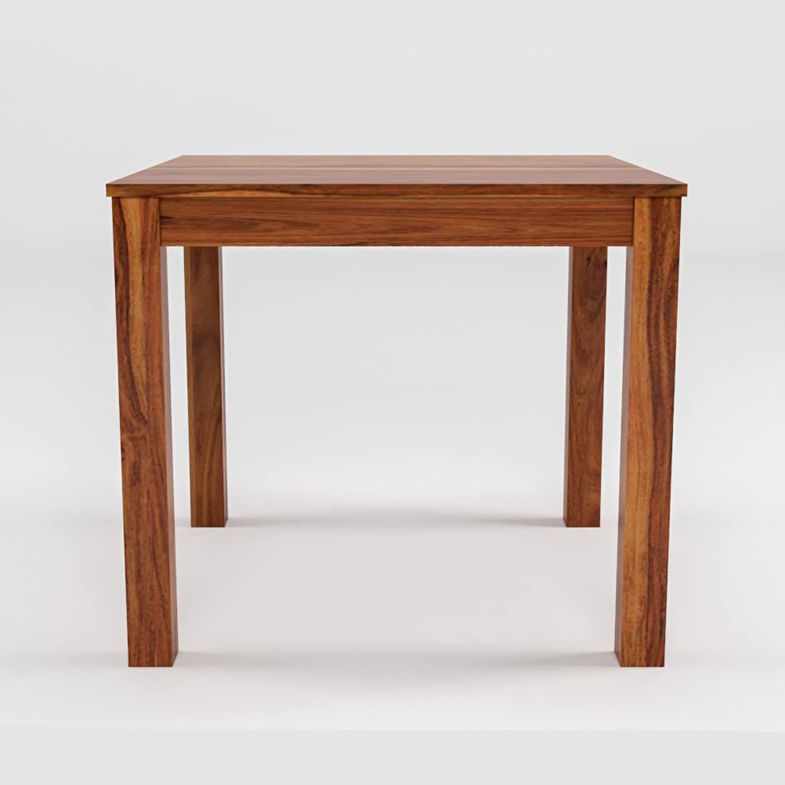 Sheesham Wood Dining Table (34x34 Inch) | Multi-Purpose uses Home and Office Desk | Dining Room Furniture | Wooden 4 Seater Dining Table