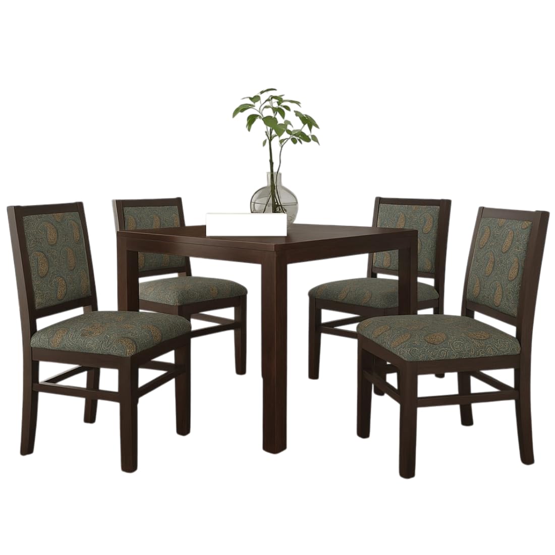 Sheesham Wood Dining Table(45x30 Inch) | 4 Seater Dining Set | Wooden Dining Table with Chairs - Dining Room Furniture