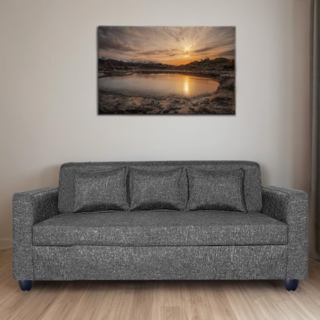 3 Seater Fabric Sofa Set for Living Room Furniture | 3 Seater Sofa Set | Sofa for Home & Office