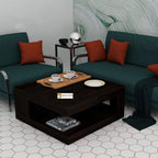 Square Sheesham Wood Coffee Table for Living Room