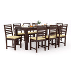 Sheesham Wood Dining Table with 8 Chairs, | 8 Seater Dining Set | Dining Room Furniture