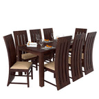 Solid (Sheesham) Wood Dining Table with 8 Chairs | 8 Seater Dining Set
