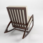 KendalWood Furniture Sheesham Wood Rocking Chair for Adults, Wooden Rocking Chair, Walnut Finish