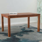 Sheesham Wood Dining Table (57x35 Inch) | Multi-Purpose uses Home and Office Desk | Dining Room Furniture | Wooden 6 Seater Dining Table