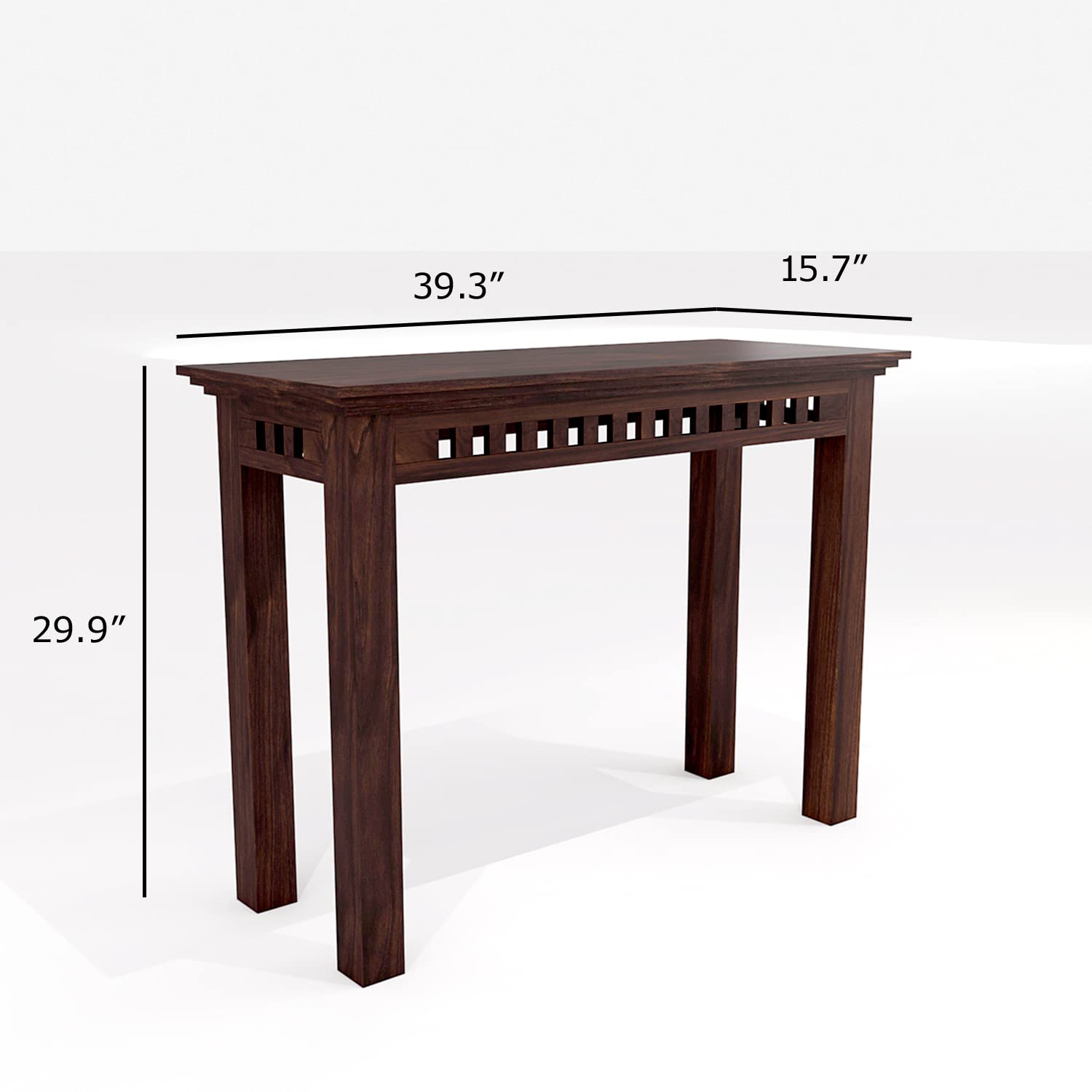 KendalWood Furniture Sheesham Wooden Console Table for Living Room | Wooden Side Table
