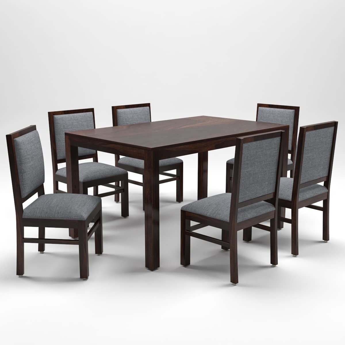 Premium Dining Room Furniture Wooden Dining Table with 6 Chairs | sheesham Wood Dining Table 6 Seater | Dining Table Set