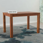 Sheesham Wood Dining Table (45x30 Inch) | Multi-Purpose uses Home and Office Desk | Dining Room Furniture | Wooden 4 Seater Dining Table