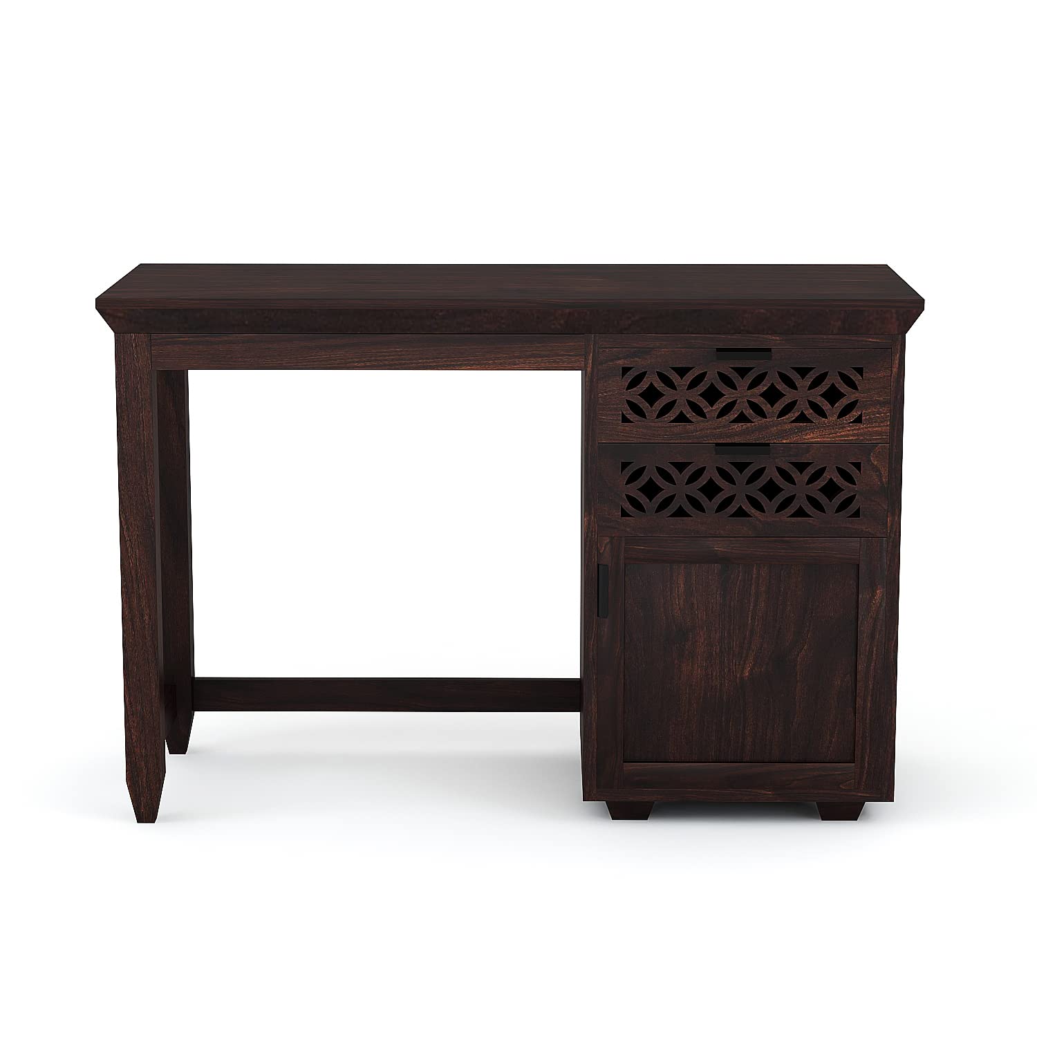 Solid Sheesham Wood Wooden Office Table & Chair Set