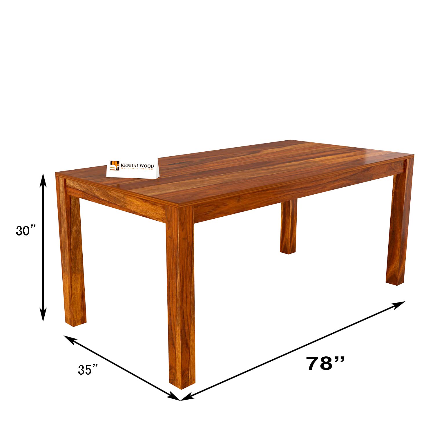 Solid (Sheesham) Wood Dining Table with 8 Chairs | 8 Seater Dining Set