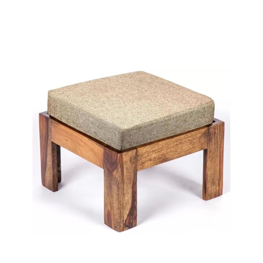 Premium Sheesham Wood Coffee Table for Living Room | Solid Wood Coffee Table, Center Table, Tea Table | Wooden Coffee Table with 4 Stool |Best Furniture for Home