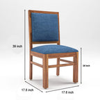Solid Sheesham Wood Dining & Study Chair | Multipurpose Chair Set of 2