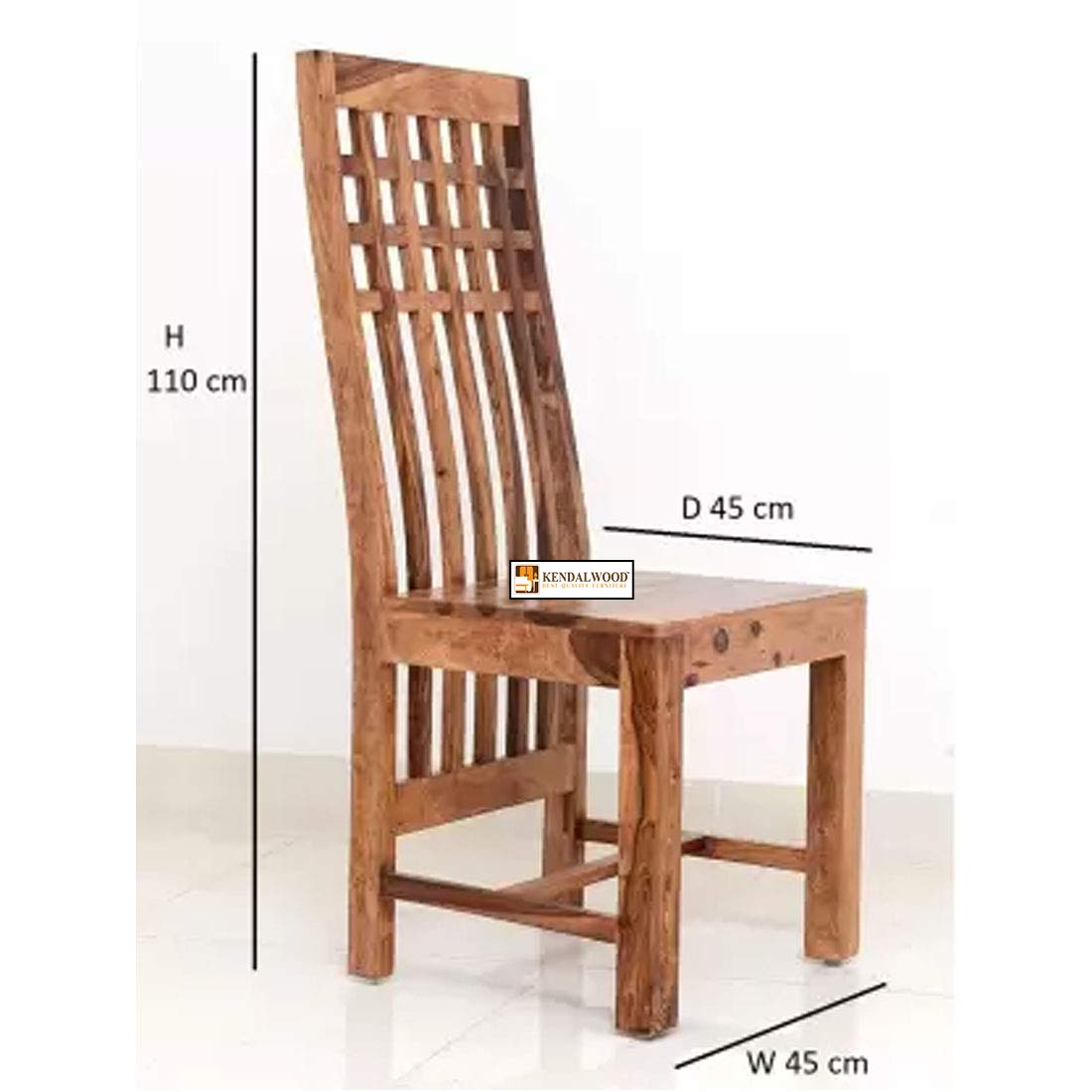 Furniture Solid Sheesham Wood Dining Chair | Multipurpose Chair Set of 2