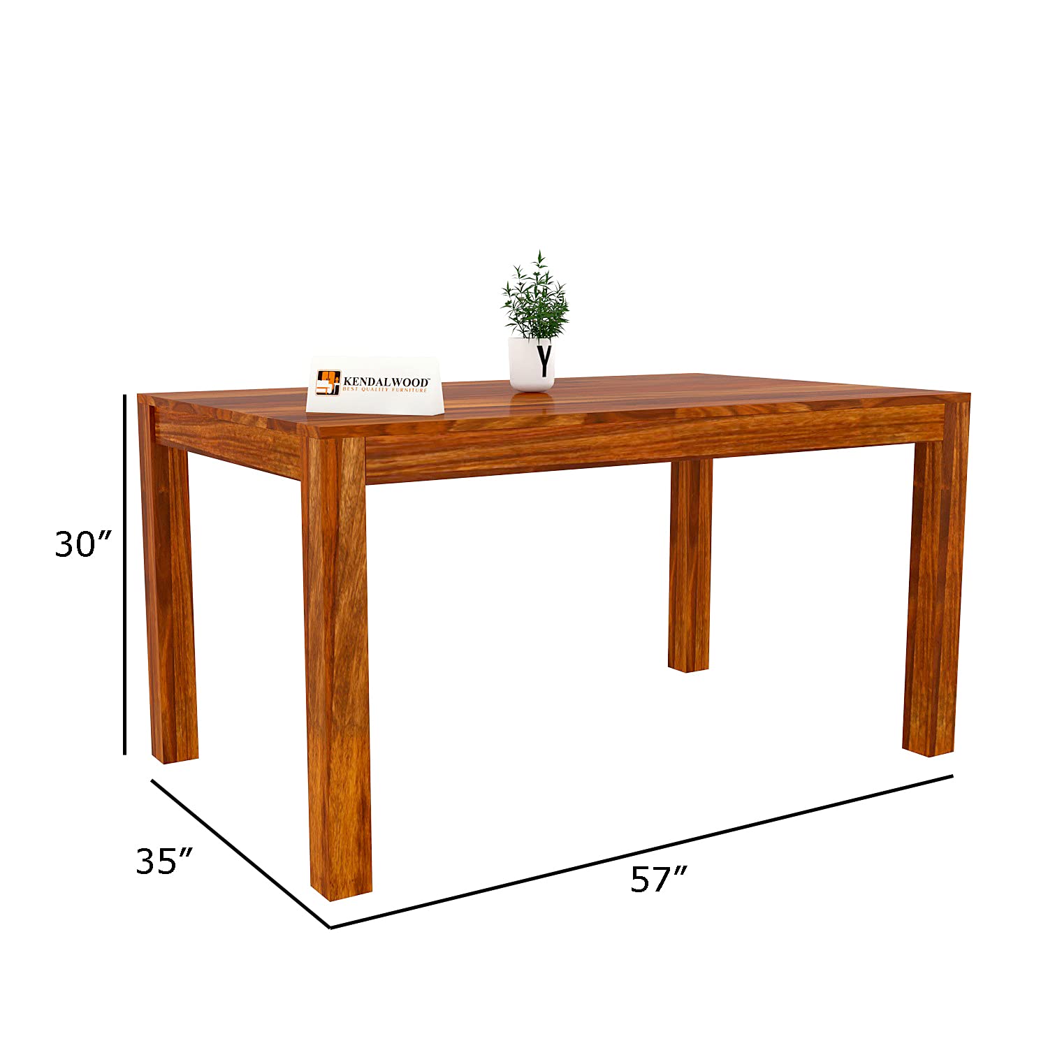 Sheesham Wood Wooden Dining Table with 6 Chairs | Home and Living Room