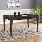 Sheesham Wood Dining Table (57x35 inch) | Multi-Purpose uses Home and Office Desk | Dining Room Furniture | Wooden 6 Seater Dining Table