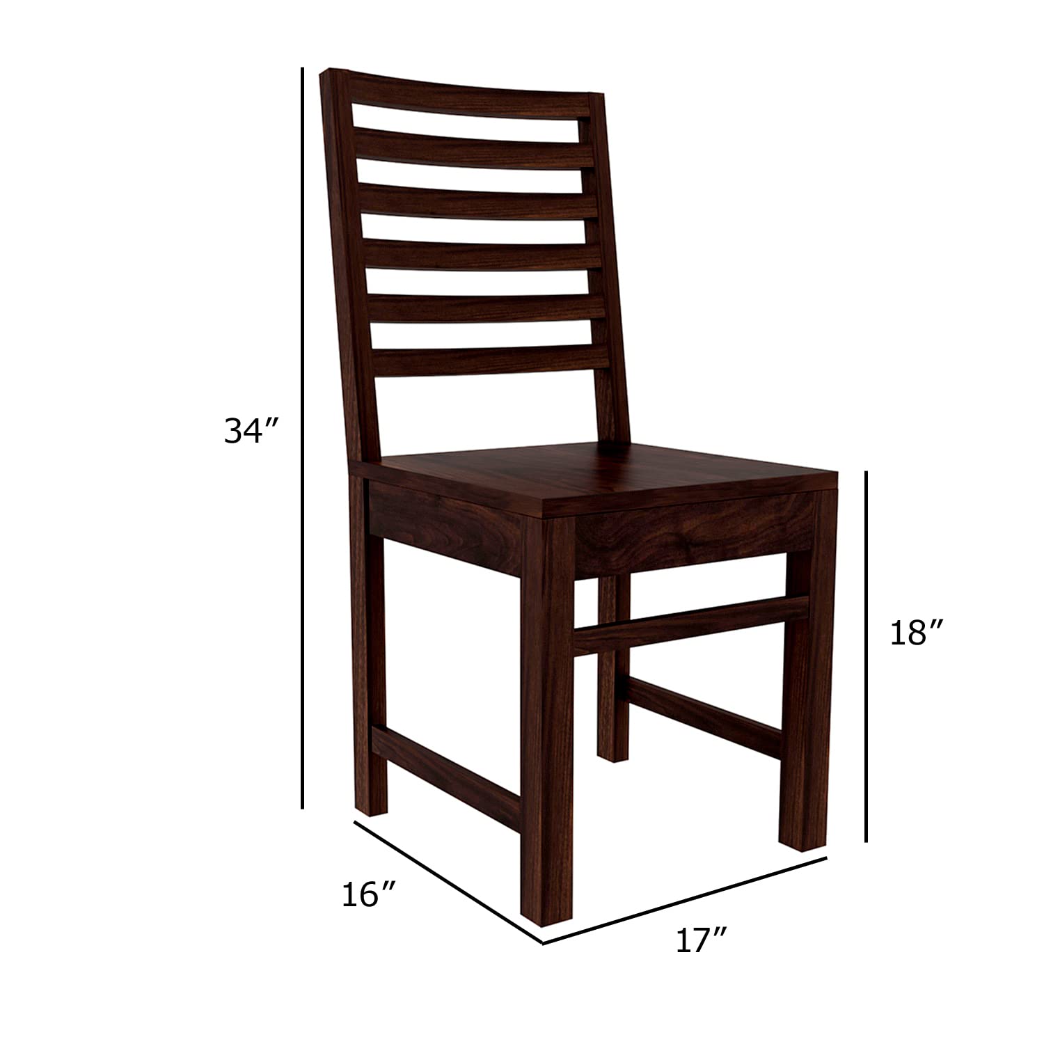 Premium Sheesham Wood Dining Table(45x30) with 2 Chairs | 2 Seater Dining Set | Wooden Dining Table with Chair | Dining Room Furniture