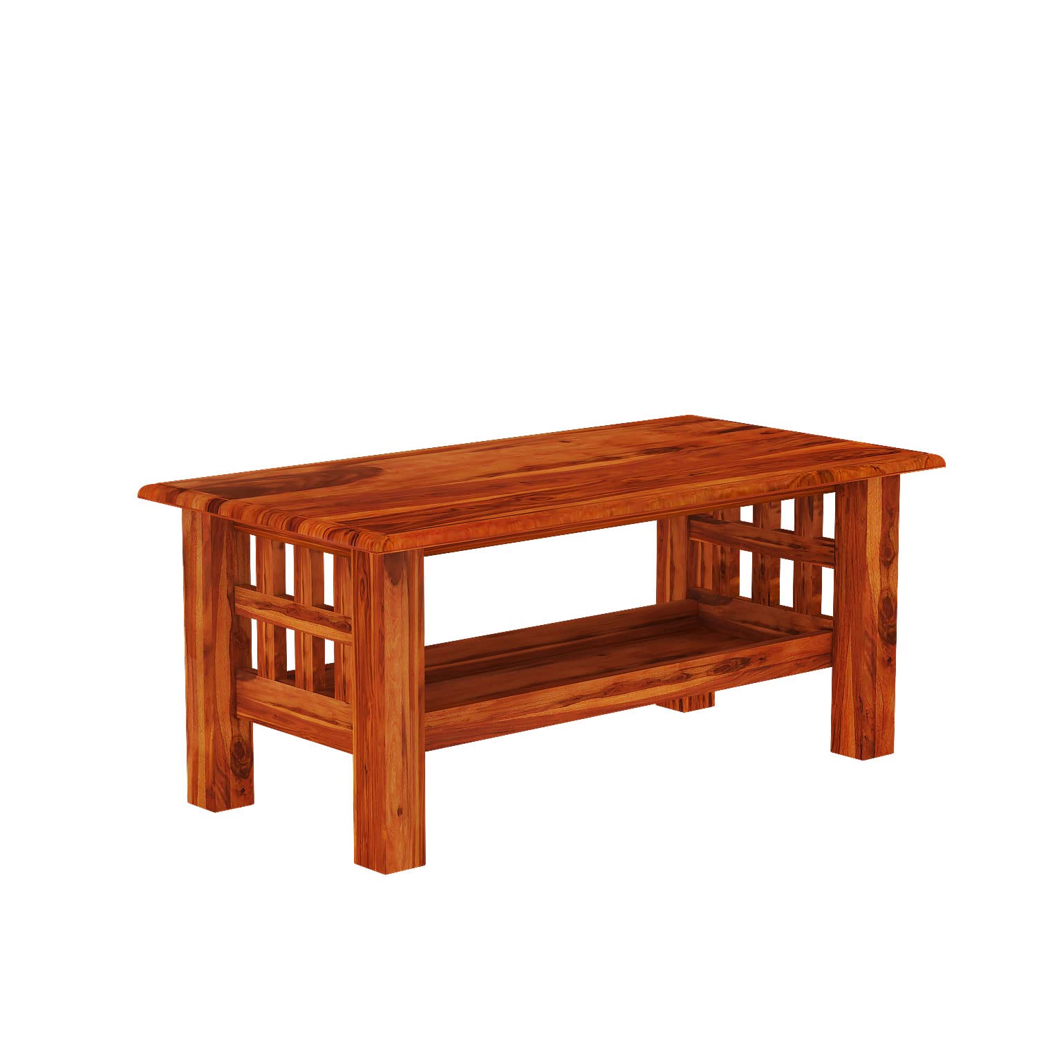 Premium Sheesham Wood Coffee Table for Living Room | Solid Wood Coffee Table, Center Table, Tea Table | Wooden Coffee Table | Best Furniture for Home