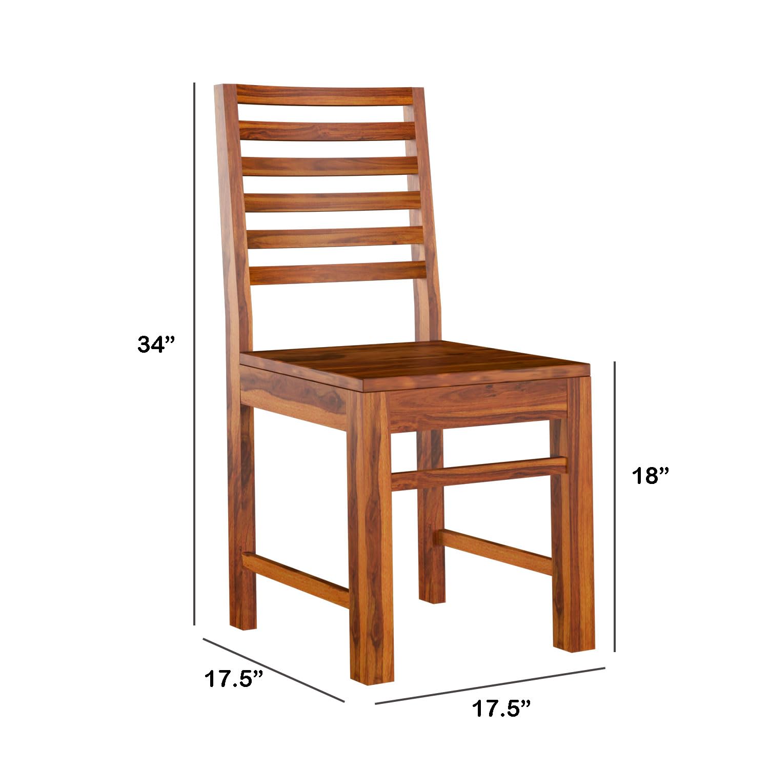 Premium Sheesham Wood Dining Table(45x30) with 2 Chairs | 2 Seater Dining Set | Wooden Dining Table with Chair |Dining Room Furniture