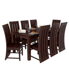 Solid (Sheesham) Wood Dining Table with 8 Chairs | 8 Seater Dining Set