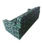Sheesham Wood 3 Seater Sofa for Living Room | Fabric 3 Seater Sofa Set | Sofa for Home & Office