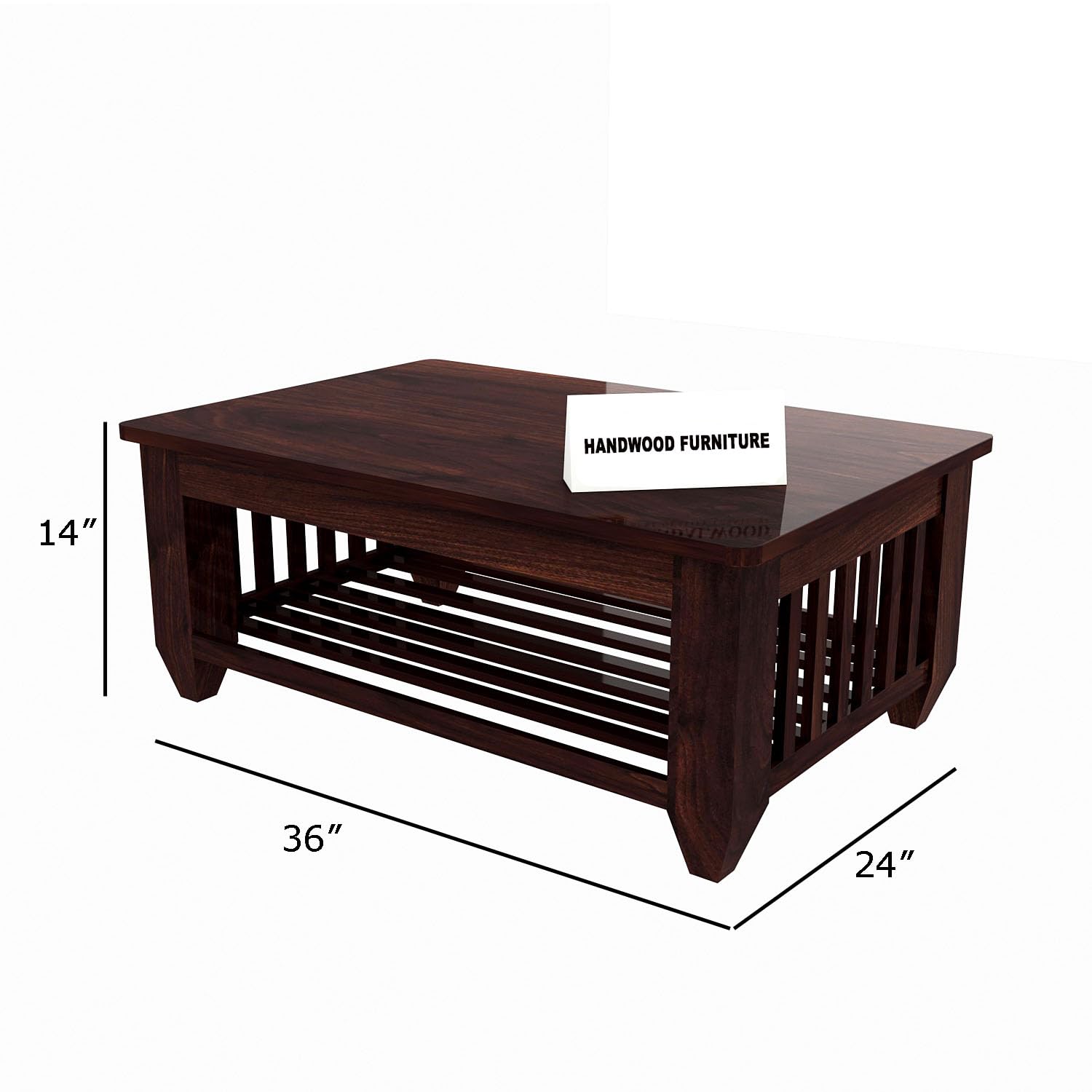 Premium Sheesham Wood Coffee Table for Living Room | Solid Wood Coffee Table, Center Table, Tea Table | Wooden Coffee Table | Best Furniture for Home