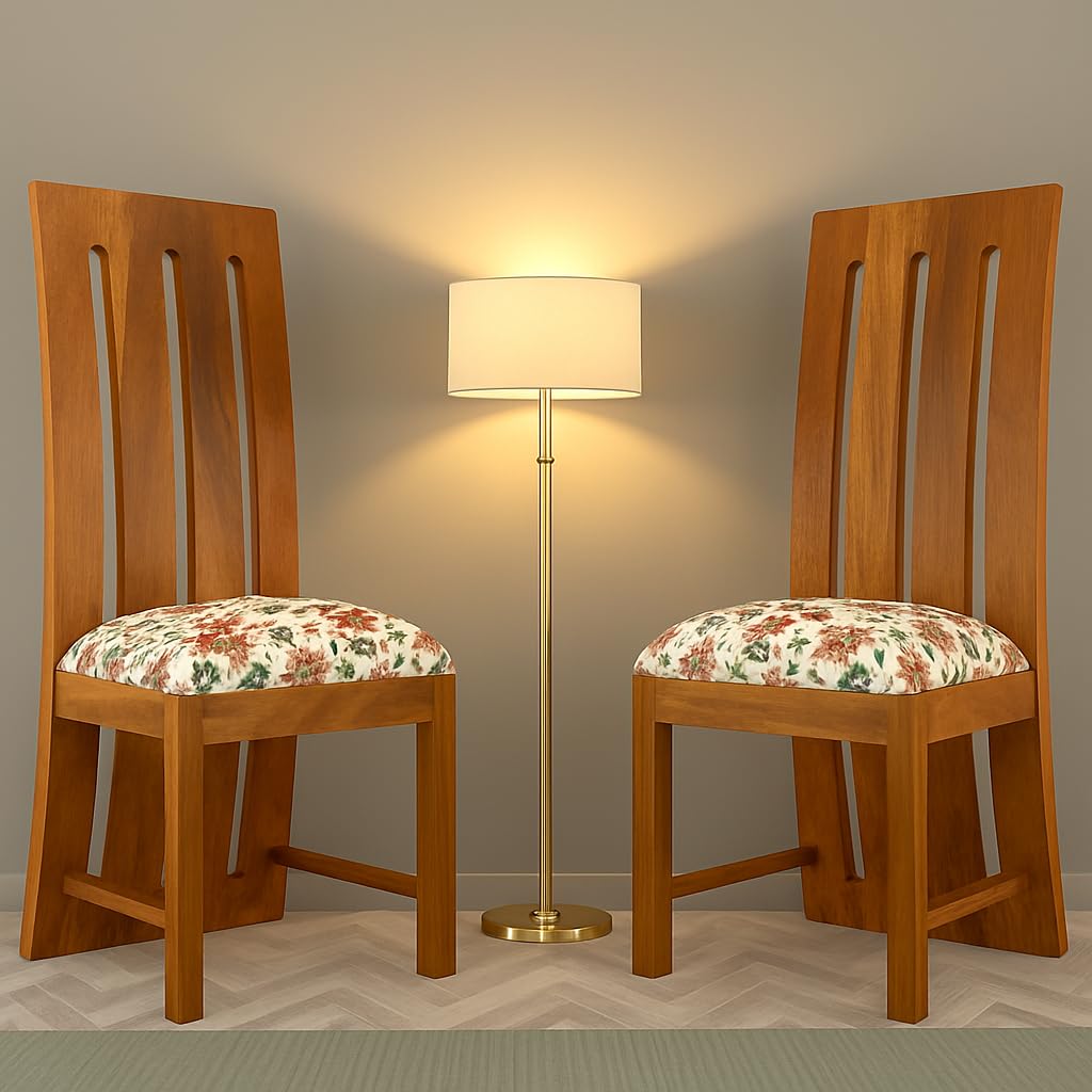 Modern Home Furniture | Solid Wood Dining Chair Set of 2 | Study Chair for Home & Office