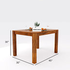 Premium Sheesham Wood Dining Table(45x30) with 4 Chairs | 4 Seater Dining Set | Wooden Dining Table with Chair | Dining Room Furniture
